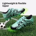 thumbnail image 2 of Tacos de Fútbol DREAM PAIRS Juvenil para Césped Firme Verde Menta, 2 of 5