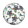 thumbnail image 2 of Balery Dinosaur On Excavator2tire Cover Waterproof Dust-Proof, Universal Spare Wheel Tire Cover For Trailer, Rv, Suv Truck And Vehicle Camper Accessories-15 Inch, 2 of 9