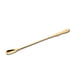thumbnail image 1 of Toystoory Cuchara mezcladora de acero inoxidable con mango largo, cucharas agitadoras reutilizables para el hogar, tienda de postres, tienda de Cocina y Comedor oro Escribe un, 1 of 6