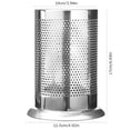 thumbnail image 3 of Cocina De Acero Inoxidable, Soporte Para Utensilios De Cocina Con Agujero Redondo, Vajilla, Palillos, Pala, Soporte De Almacenamiento sonducket HA044145-01, 3 of 6