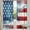 Radiant Five-point Star, variant on Vintage American Stars Curtains for Bedroom 63 Inches Long 2 Panels, 4th of July Independence Day Window Treatments Light Filtering Drapes with Rod Pocket for Bathroom Laundry 42"x63"