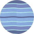 thumbnail image 1 of Ahgly Company Indoor Round Patterned Day Sky Blue Area Rugs, 8' Round, 1 of 6