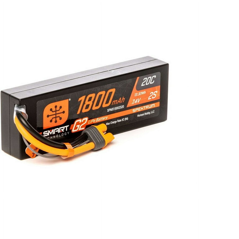 Batterie Lipo 14.8V 2200mAh 4S 100C Smart IC3 Spektrum RC SP