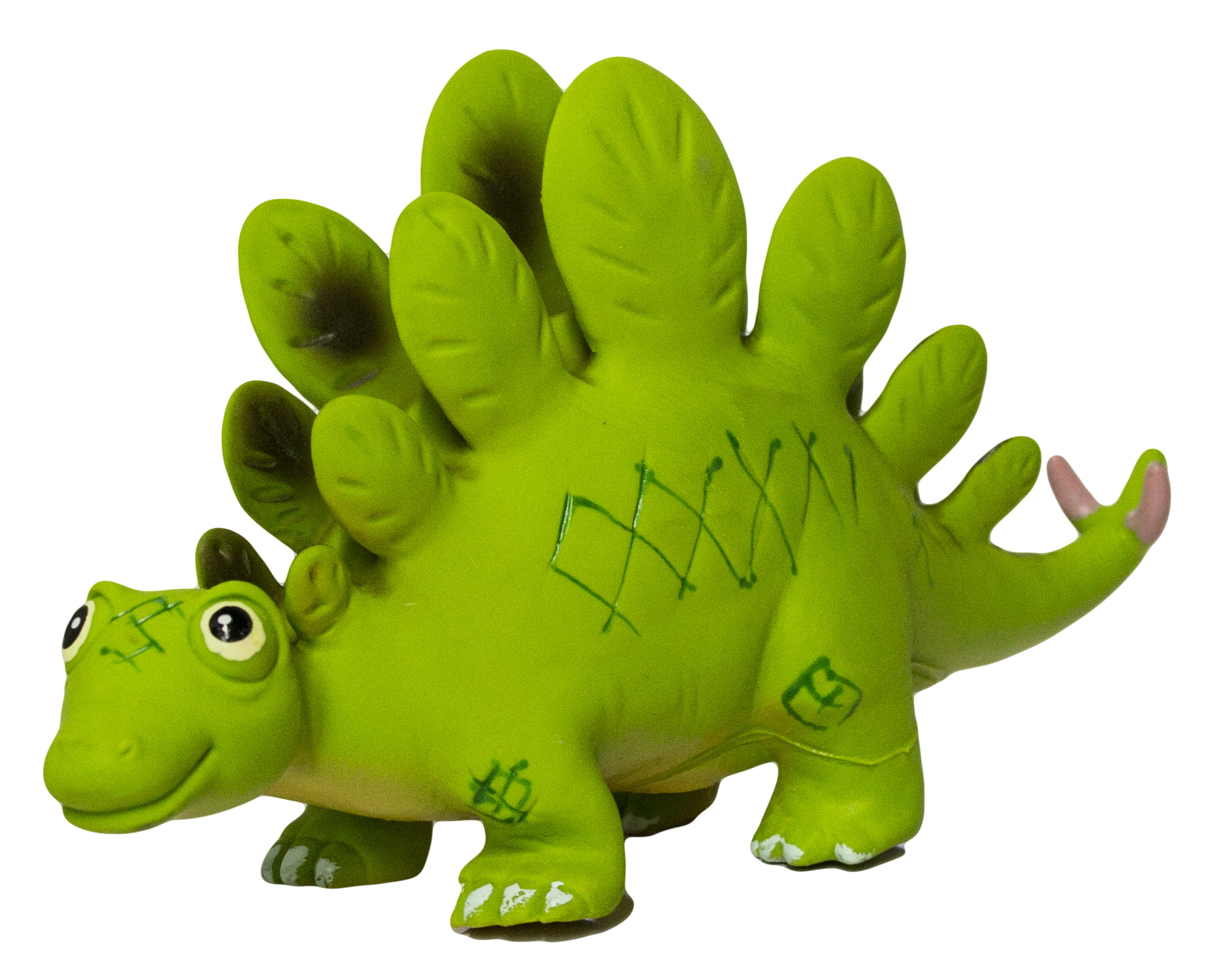LARGE Soft Foam Rubber Stuffed STEGOSAURUS Dinosaur Toy Action Figures and Sound 