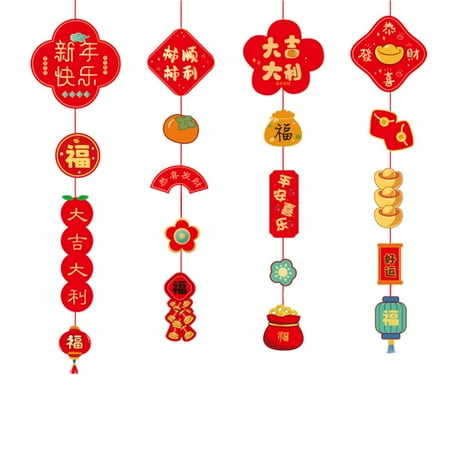 

Chinese New Year Decor Pendant Easy to Hang and Take Down Hanging for Family and Friends as a New Year gift 3
