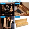 thumbnail image 6 of Uxcell Small Butt Hinges 0.7 inch Jewelry Box Hinge with Screw for Jewelry Wooden Boxes Silver 8 Pack, 6 of 6