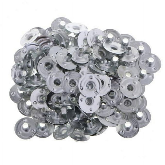 6x100 Piezas de Soportes de Mecha de Vela de Metal, Base de Lengüetas para Fabricación de Velas, 12,5 × 2,5mm 6 piezas