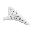 thumbnail image 1 of Cabeza Redonda De 12 Agujeros Cerámica Ocarina Alto C Pintada A Mano, 1 of 8
