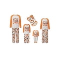thumbnail image 3 of Thanksgiving Matching Pajamas for Family Letter Maple Leaf Print Long Sleeves Top Pant Loungewear, 3 of 8