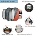 thumbnail image 3 of FORMRS Unisex School Backpack 17" Student Travel Bag with Laptop Compartment, Mountains at Dawn, 3 of 7