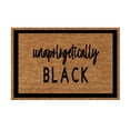 thumbnail image 1 of Clearance Deals Black Mat Holiday Mat Welcome Door Mat Polyester Door Mat, 1 of 5