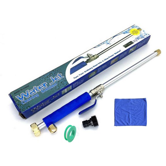 High Pressure Power Washer Hydro Jet Cleaning Tool, Garden Sprayer Wand and Adjustable Nozzle, Gutter Cleaner, Car Pet Window Cleaning Tool