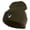 Olive, variant on Bluejay Embroidered Acrylic Ribbed Cuff Beanie - Olive OSFM