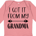 thumbnail image 4 of Inktastic I Got It From My Grandma Boys or Girls Long Sleeve Baby Bodysuit, 4 of 5