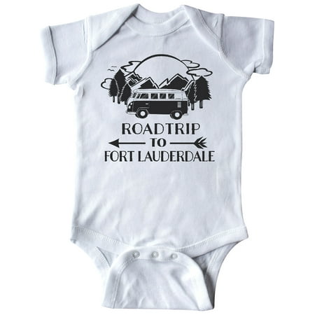 

Inktastic Road Trip To Fort Lauderdale Gift Baby Boy or Baby Girl Bodysuit