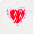 thumbnail image 4 of Inktastic Valentine Red Heart with Dots Boys or Girls Toddler T-Shirt, 4 of 5