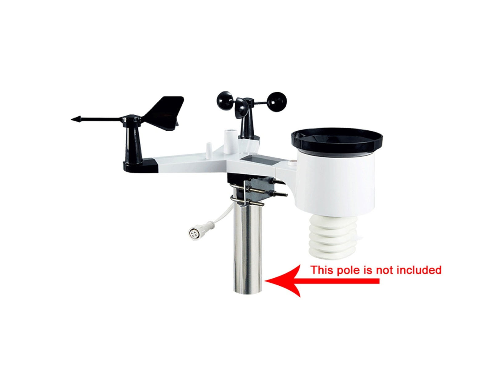 Weather Station With RS485 Port, 4 Wires Cable, With Cable Length (10 Meter),WH65LP ,Easy to Operate