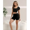 thumbnail image 4 of INNERSY Shortys pour Femmes Anti-Frottement Shorts d'Été sous Robe Lot de 4 (2TG, Noir), 4 of 8