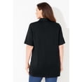 thumbnail image 2 of Catherines Women's Plus Size Short Sleeve Polo, 2 of 5