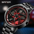 thumbnail image 2 of SANDA Luxury Men's Watches Top Brand Fashion Steel Business Quartz Watch Waterproof Wristwatch Clock Relogio Masculino P1091, 2 of 7