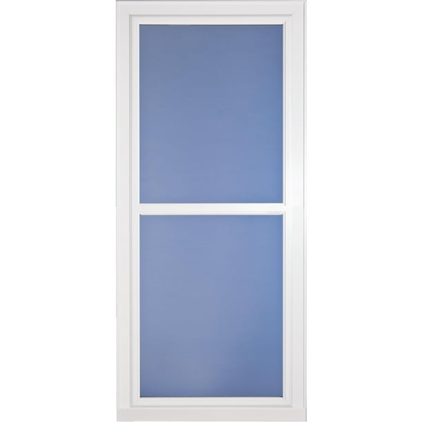 LARSON MFG CO Easy Vent Selection Storm Door, FullView Glass, White