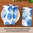 thumbnail image 6 of Napkin Satin Napkin 20*20Inchx6 Kitchen Towel Dinner Plate Towel Decorative Towel Napkin Tea Towel Suitable For Kitchen Table Blue Rose Petals, 6 of 8