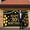 thumbnail image 6 of Golden Glitter Happy 30th Birthday Banner Star Pattern 30th Birthday Display Balloon Design Firework Elements Birthday Backdrop for 30th Birthday Party Adult Celebration Photo Shoot, 6 of 8