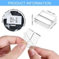 thumbnail image 6 of 25Pcs Acrylic Stands Place Card Holders 1.2 Inch Table Number Stands Clear Card Display Stand for Table Wedding Photos, 6 of 7