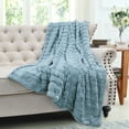 thumbnail image 6 of Home Soft Things Super Soft Decorative Throw Blanket - Arona - 60" x 80" Jumbo, 6 of 8