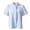 Blue, variant on Ruffle Neck Blouse For Women Business Casual Outfits For Women Cotton Blouse Seersucker Tops For Women Womens Work Shirt Shirts For Women Dressy Casual Work Tops Interview Outfits For Women