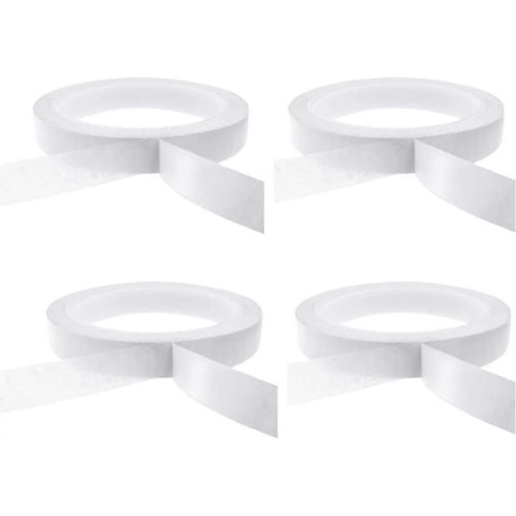 Strong Adhesive Double Sided Tape, Acid-Free and Heat Resistant, Easy to Remove and Peel, Double-Sided Tape for Arts, Clean Dry Surface Application,