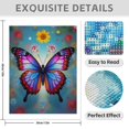 thumbnail image 3 of Diamond Art Kit for Adults, Classic Butterfly Print No.1012 Diamond Painting for Adults Beginners, 5D DIY Diamond Art Painting Kits, Colorful Diamond Painting Craft for Home Decor 12x16, 3 of 7