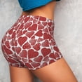 thumbnail image 4 of Fotbe Hearts Shorts Sin Costuras – Shorts Deportivos de Cintura Alta para Mujer, Elásticos para Gimnasio, Yoga, Running o Ciclismo-Large, 4 of 8