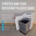 thumbnail image 4 of ideal Shredder Bags, 20” x 47”, 40 Gallon Bag, Gusseted, Compatible with Ideal Shredder Models 2503, 2604, 3104, 4 of 5