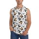 thumbnail image 1 of Balery French Bulldog3 Camisetas sin mangas para hombre, absorbe la humedad y protege contra el mal olor.-3X-Large, 1 of 7