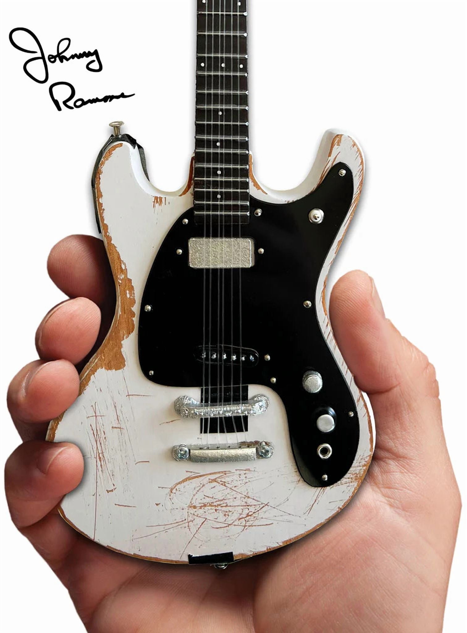 Johnny Ramone Signature 1965 Mosrite Ventures II 10 Inch Miniature Guitar
