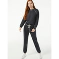 thumbnail image 5 of Free Assembly Women's Classic Cotton Blend Sweatpants, 5 of 6