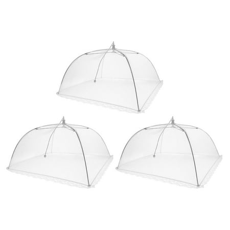 3pcs Mesh Folding Dishes Covers Food Covers Mesh Screen Food Covers Home Supplies
