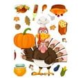 thumbnail image 1 of Less Than 5 Stickers Thanksgiving Autumn Maple Leaf Window Stickers Static Window Thanksgiving Party Scene Layout Stickers, 1 of 1