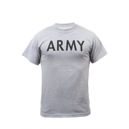 Wait Training T-shirt - Army Military gray Physical Training T-Shirt