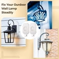 thumbnail image 5 of 2 PCS Vinyl Siding Mounting Blocks, Light Mounting Blocks with Electrical Box, Outdoor Siding Mounting Kit, Siding Mounting Plate for 1/2 Inch Lap Double and 4 Inch Siding, 5 of 5