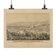 thumbnail image 2 of Print: Bethlehem And South Bethlehem, Pa. Looking North East /, 1877, 2 of 4