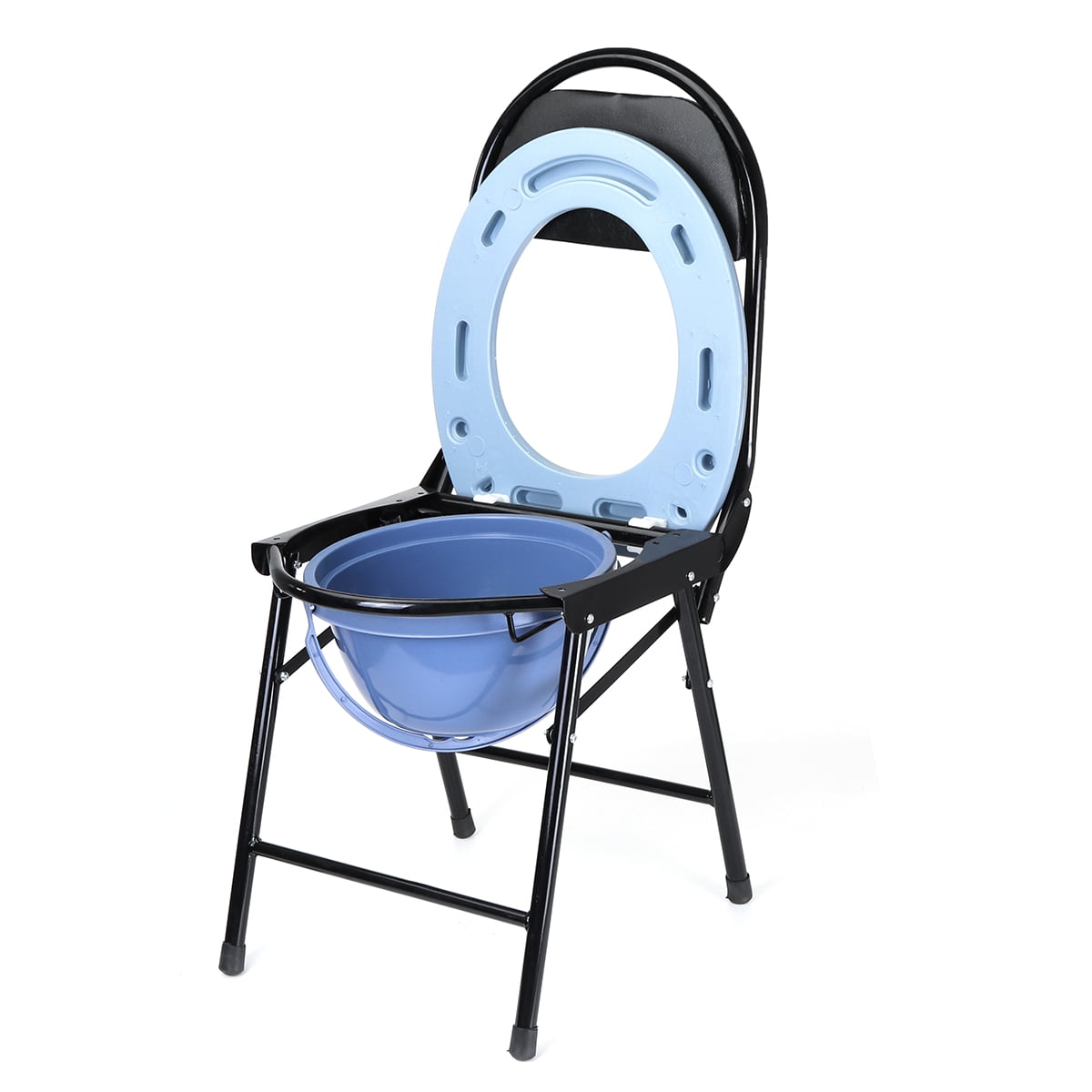 Portable Folding Beside Commode Chair Adult Toilet Seat ...