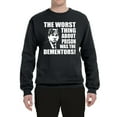 thumbnail image 2 of Wild Bobby, Office Prison Mike Dementors Michael Scott, Pop Culture, Unisex Crewneck Graphic Sweatshirt, Black, Small, 2 of 4