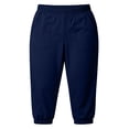 thumbnail image 7 of Maean Women's Plus Size Capri Pants Straight Leg Jogger Elastic Waist Cropped Pant Casual Capris with Pockets, 7 of 7