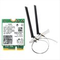 thumbnail image 1 of Tarjeta WiFi 1650i AX201NGW+Antena 2x8DB+Deflector 3000Mbps WIFI6 2.4G/5G Cnvio2 Adaptador WiFi Bluetooth 5.1 para Win10/Win11, 1 of 5