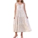 thumbnail image 2 of VESTIDO MAXI BOHEMIO SIN MANGAS DE TIRANTES DE LAZO FLORAL PARA MUJERES DE INSPIRE CHIC 2XL ROSA, 2 of 6