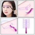thumbnail image 4 of Plantilla de Cejas Baoblaze 8 Estilos Color Morado, 4 of 8