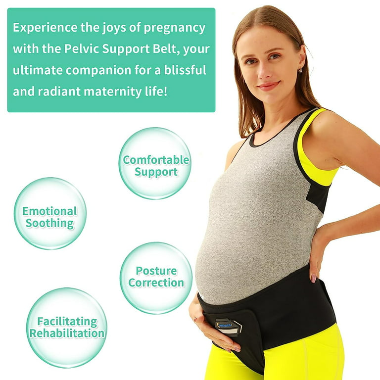 Strenbodi Pelvic Support Belt Pregnancy Belly Band for Treating Dropped  Bladder, Uterine Prolapse, Vulvar Varicosities, Postpartum and Symphysis  Pubis Dysfunction 