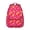Red-13, variant on Cute Queen Bee Student Backpack Waterproof Scratch-Resistant School Bag with Honeycomb Print Design, Breathable Foam Padding, Adjustable Shoulder Straps, Ideal for Travel and Outdoor Use
